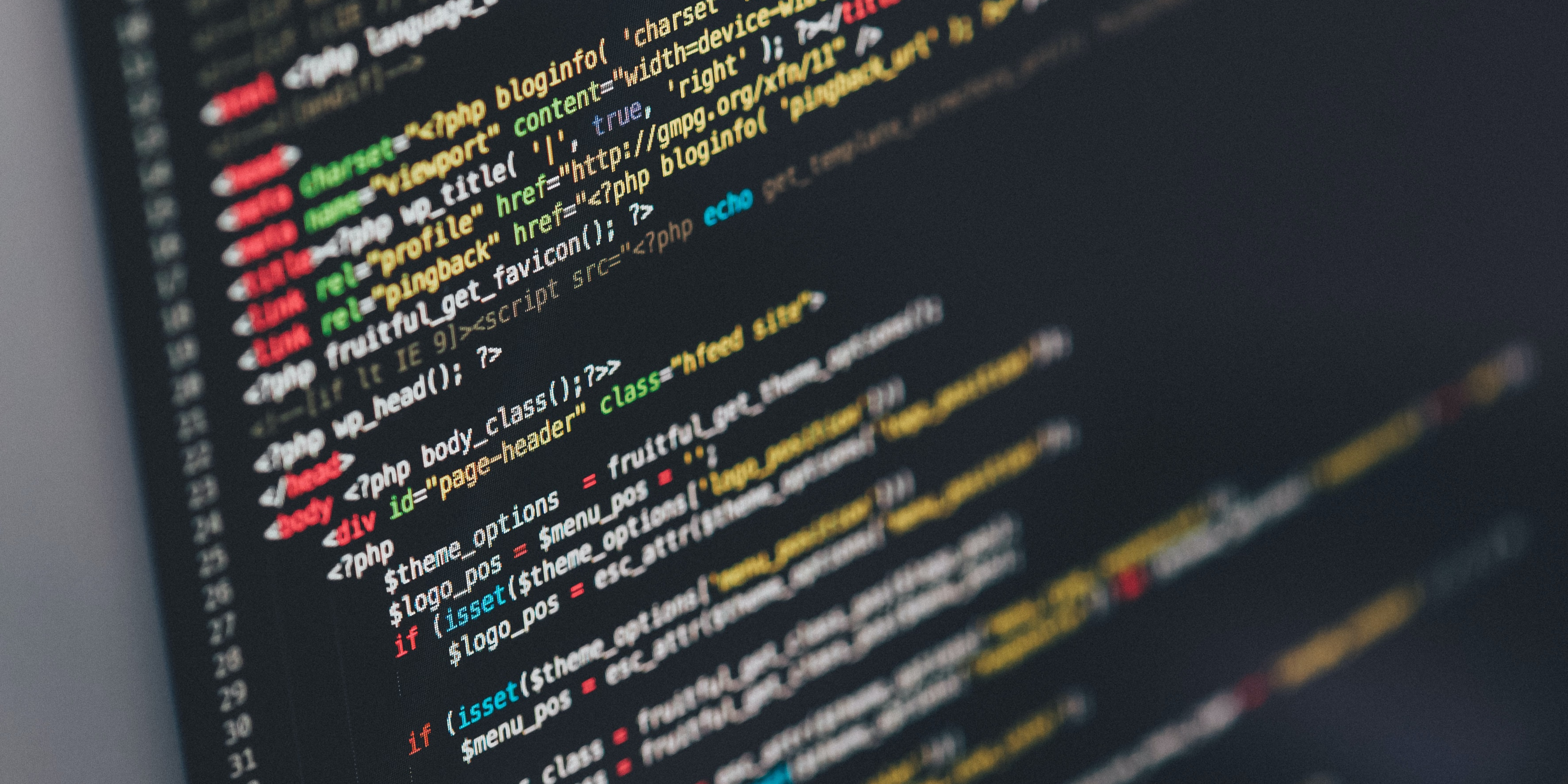 Image of a computer screen with code