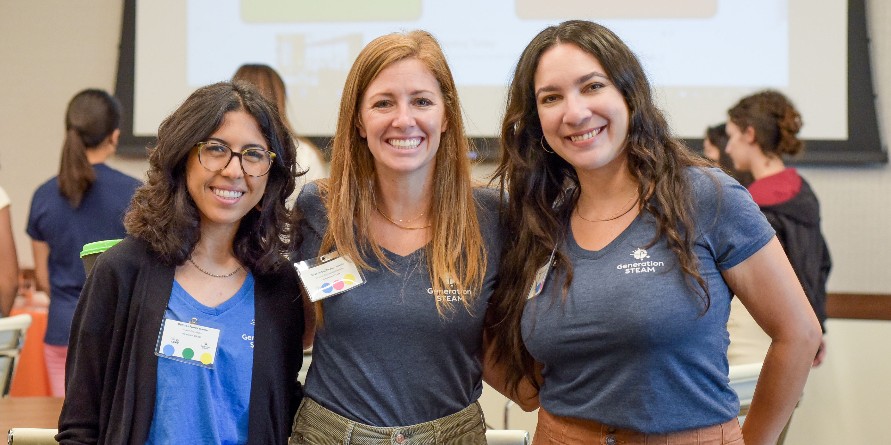 BEWiSE Three women smiling as part of a BEWiSE event.