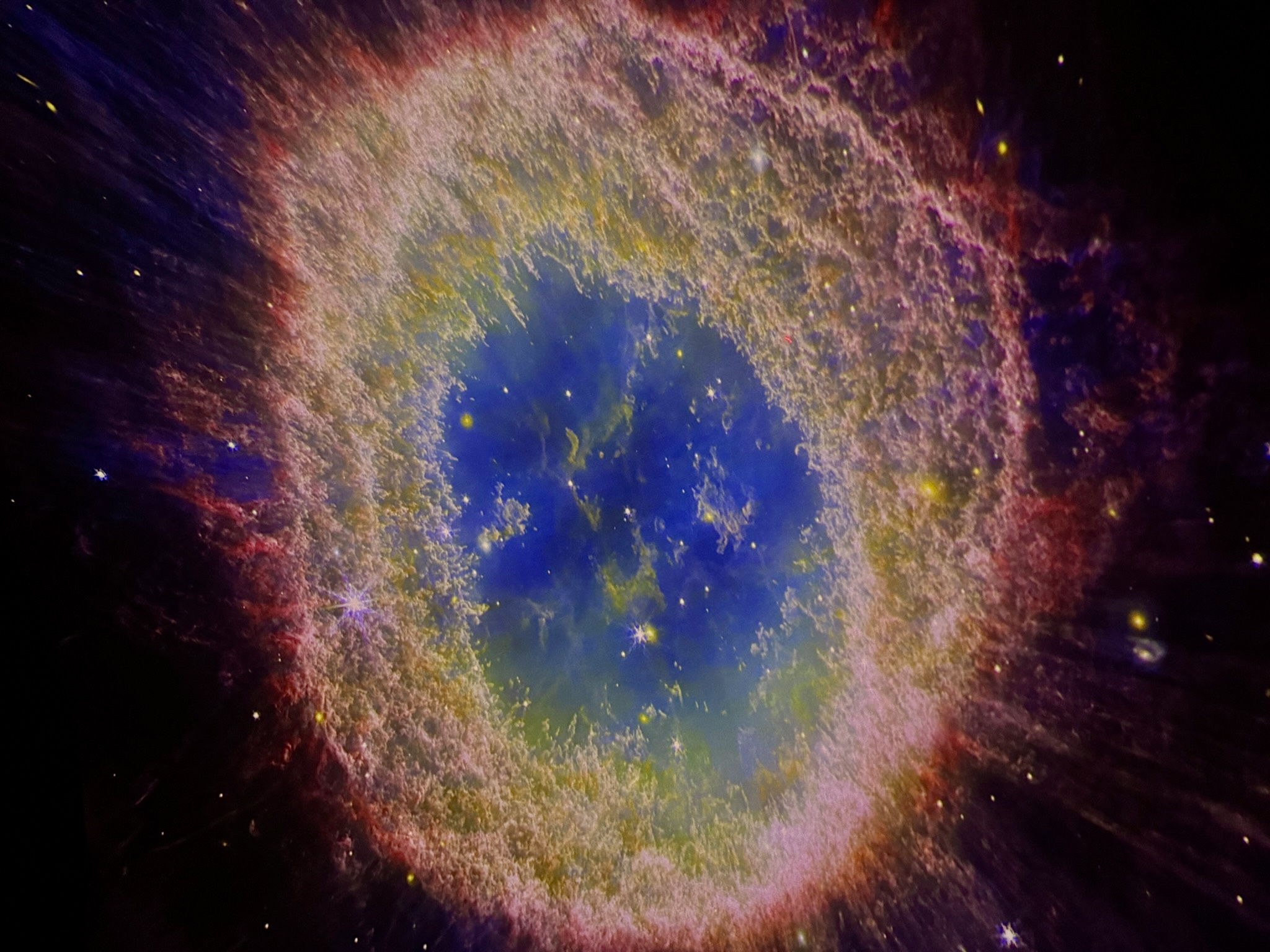 The Ring Nebula (M57) as captured by the James Webb Space Telescope