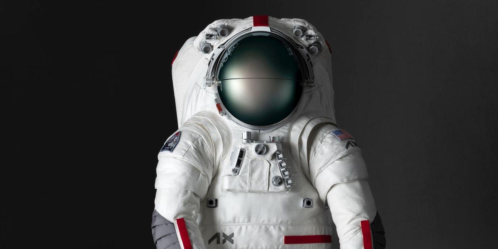 Mockup of ARTEMIS mission spacesuit
