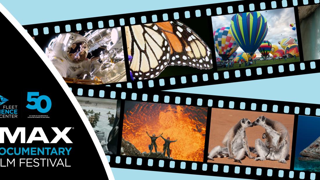 Film featuring stills of nature and science films