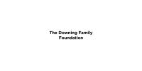 The Downing Family Foundation