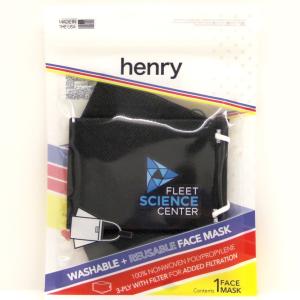 photo of a custom Fleet Science Center Henry Mask available in the North Star Science Store
