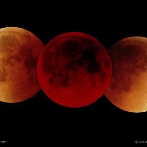 Image depicting a total lunar eclipse courtesy of NASA