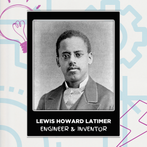 Portrait of Lewis Howard Latimer engineer and inventor.