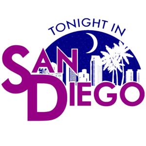 Image with text that says "Tonight in San Diego."