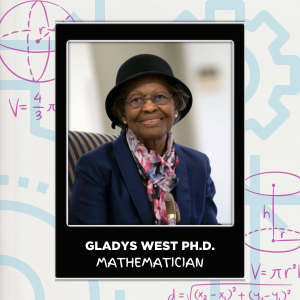 Portrait of Gladys West Mathematician and inventor.